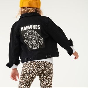 COPY - Cotton On Kids Ramones Print Denim Jacket